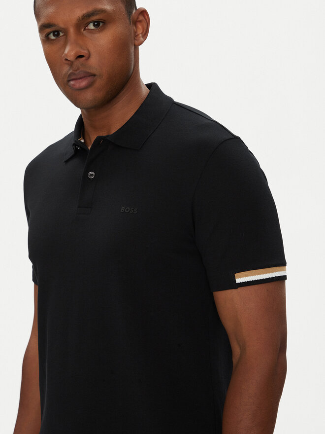 BOSS Boss Poloshirt Parlay 147 50467113 Schwarz Regular Fit
