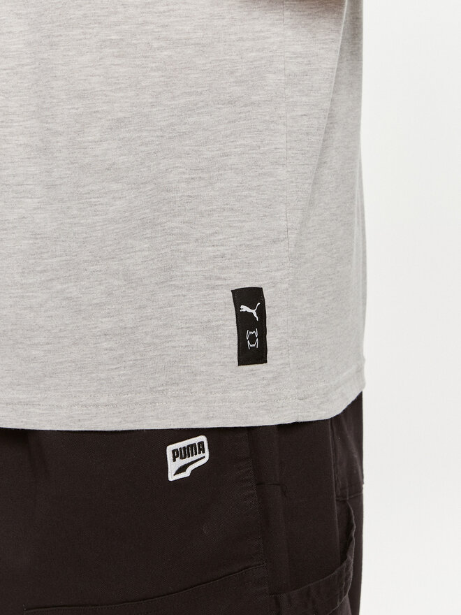 Puma Puma Marškinėliai TSA 624819 Pilka Regular Fit