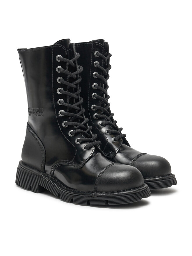 NEW ROCK Bakancs NEW ROCK M-NEWMILI10-S1 Fekete