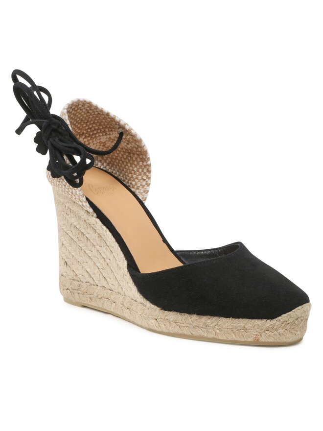 Castañer Espadrilky Castañer Carina/8/007 021740-100 Čierna