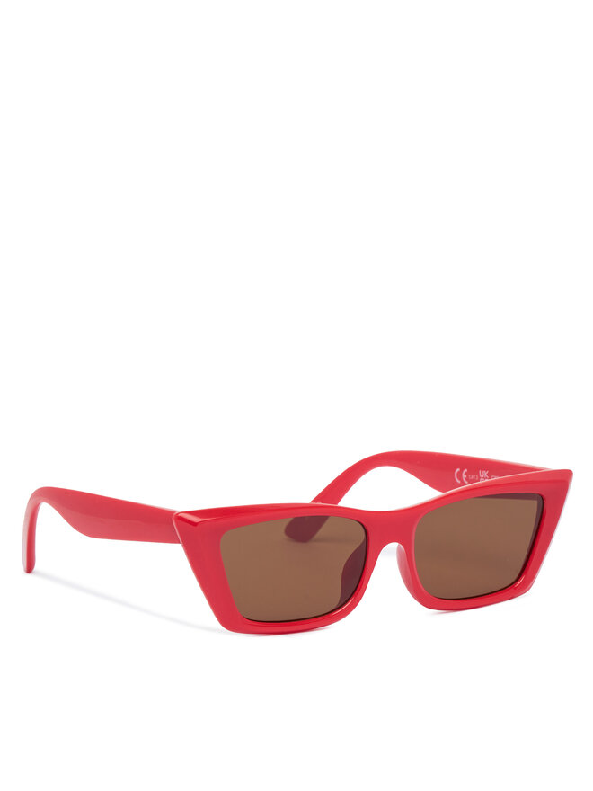 Pieces Сонцезахисні окуляри Pieces Pctrine Sunglass Box 175942 Червоний