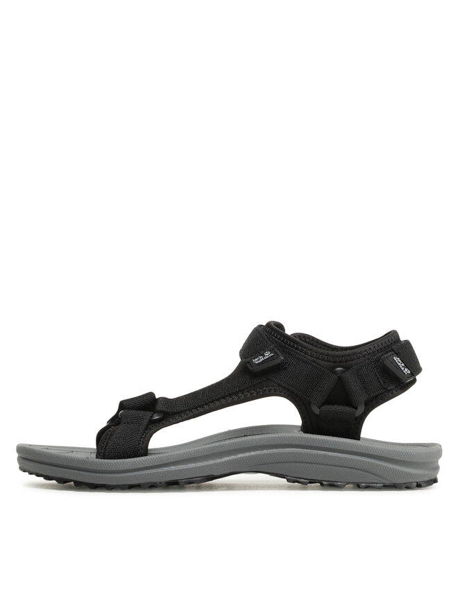 Jack Wolfskin Sandały Jack Wolfskin Wave Breaker M 4052011 Czarny