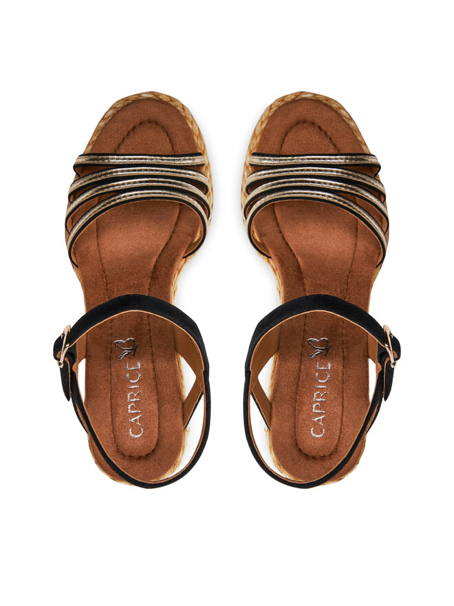 Caprice Espadrilles Caprice 9-28305-42 Schwarz