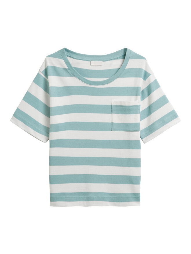 Marc O'Polo Marc O'Polo Camiseta 516 2321 51241 Verde Loose Fit