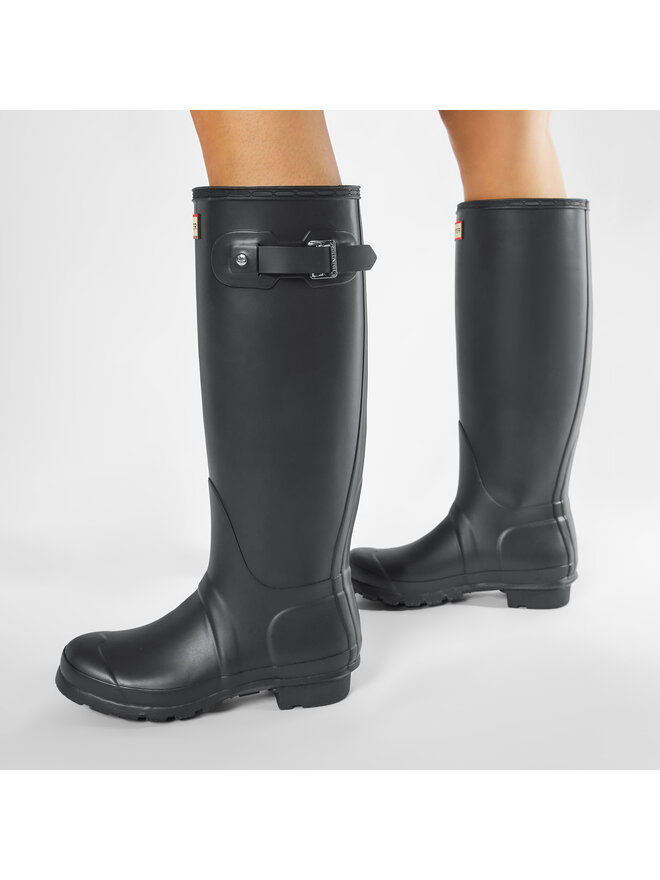 Hunter Гумени ботуши Hunter Womens Org Tall WFT1000RMA Черен