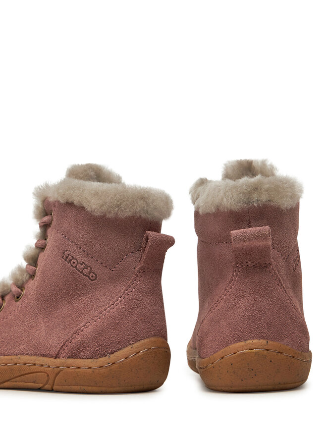 Froddo Gležnjače Froddo Minni Suede Laces G2110140 S Ružičasta
