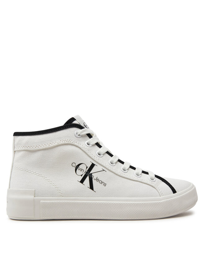Calvin Klein Jeans Сникърси Calvin Klein Jeans Skater Vulcanized High Cs Ml Mr YW0YW01454 Бял