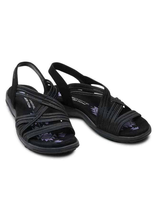 Skechers Sandale Skechers Simply Stretch 163023/BLK Negru
