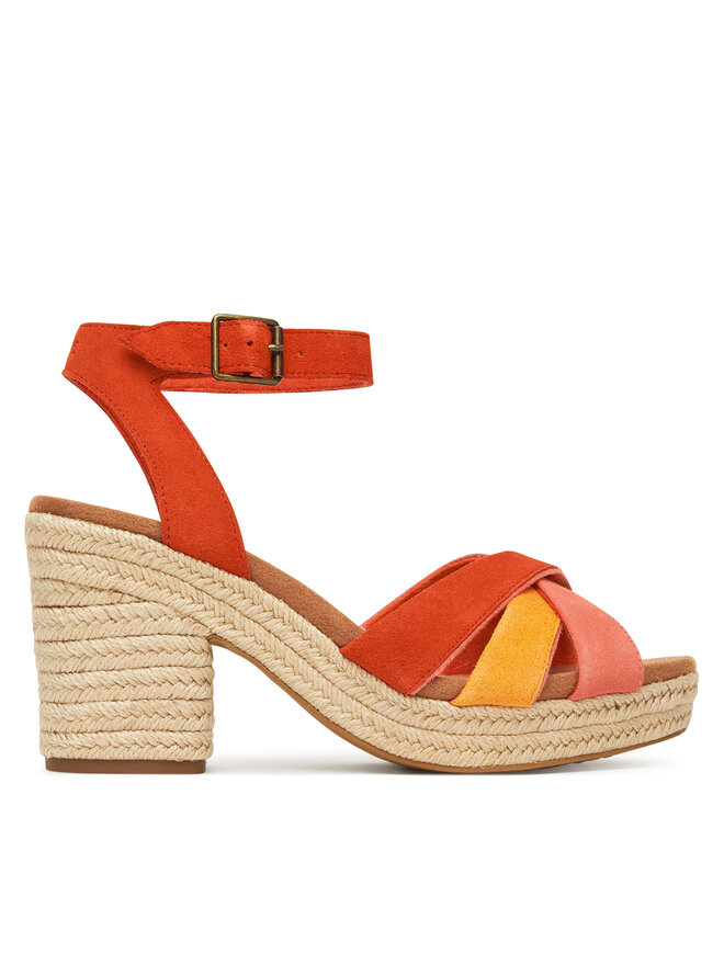 Toms Espadrilky Toms Majorca Strappy 10021951 Červená