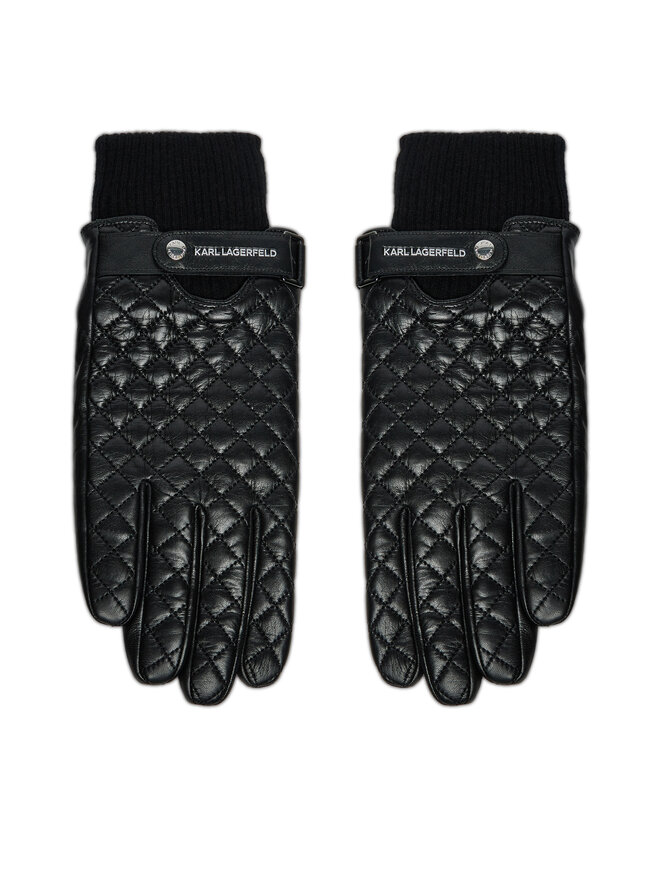 KARL LAGERFELD Guanti da uomo KARL LAGERFELD 246M3610 Nero