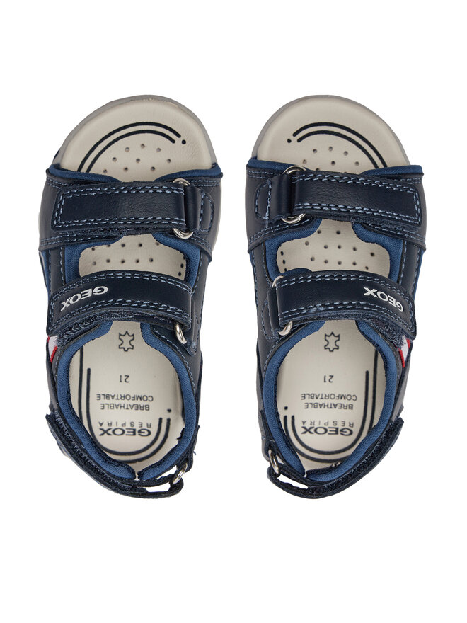 Geox Sandály Geox B Sandal Flaffee Boy B4559A 08515 C4002 M Tmavomodrá