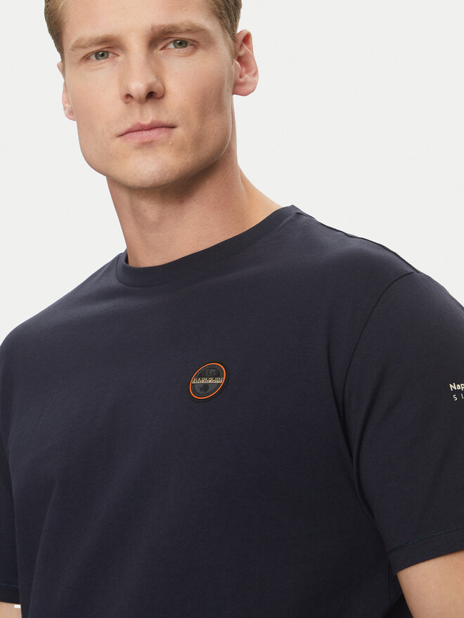 Napapijri Napapijri Póló S-Badge NP0A4I3N Sötétkék Regular Fit