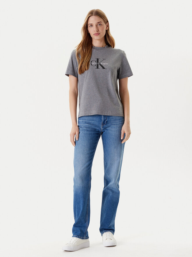 Calvin Klein Jeans Calvin Klein Jeans T-Shirt Hero Classic LV047B865G Grau Regular Fit