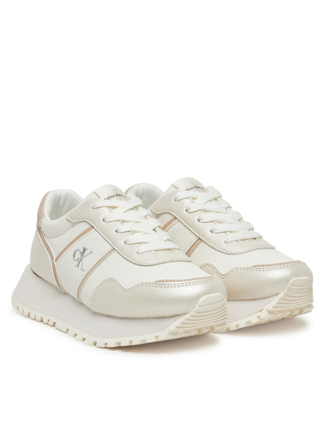 Calvin Klein Jeans Tenisice Calvin Klein Jeans V3A9-82034-1355A M Écru