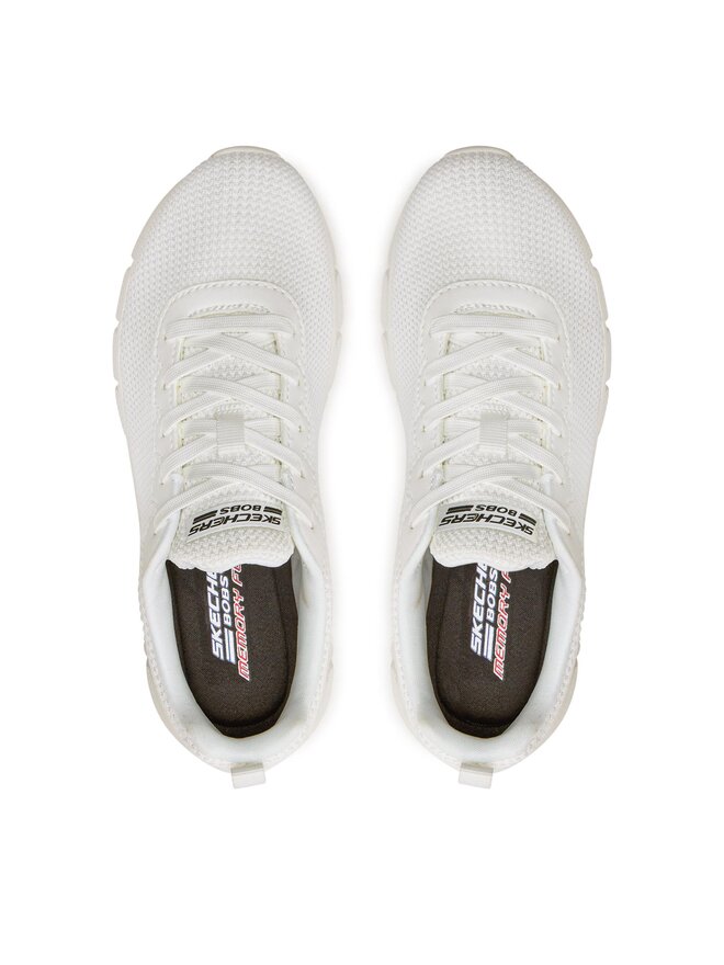 Skechers Sportcipők Skechers Bobs B Flex-Visionary Essence 117346/W Fehér