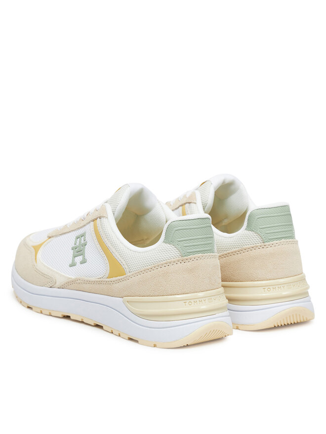 Tommy Hilfiger Sneakers Tommy Hilfiger Casual Fashion Runner Mix FW0FW08324 Beige