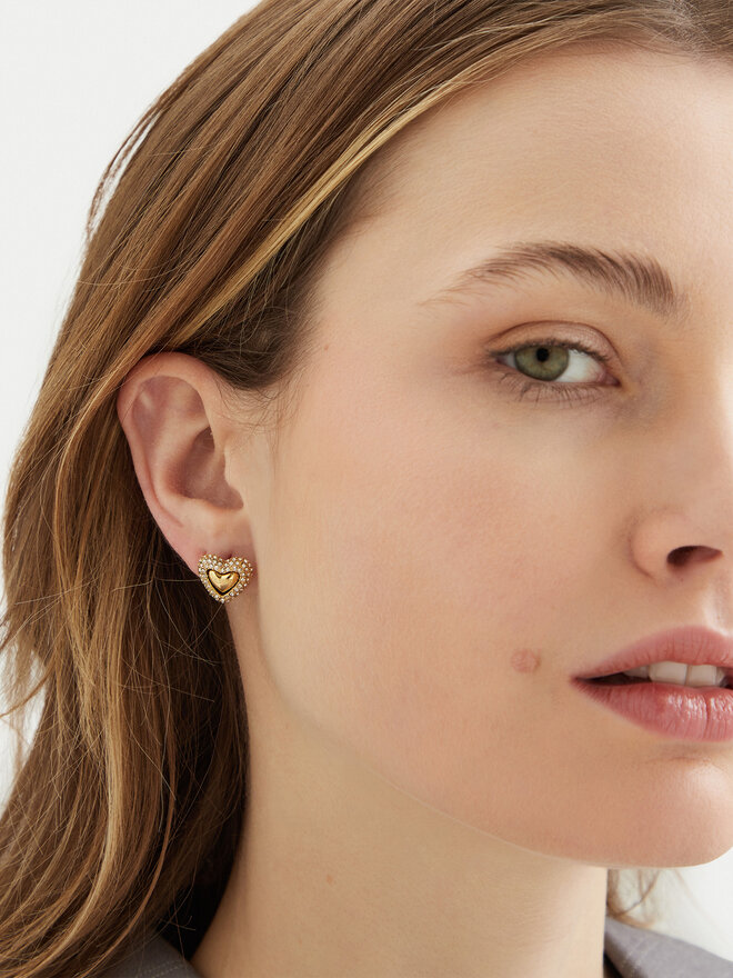 Guess Pendientes Guess JUBE05 020JW Oro