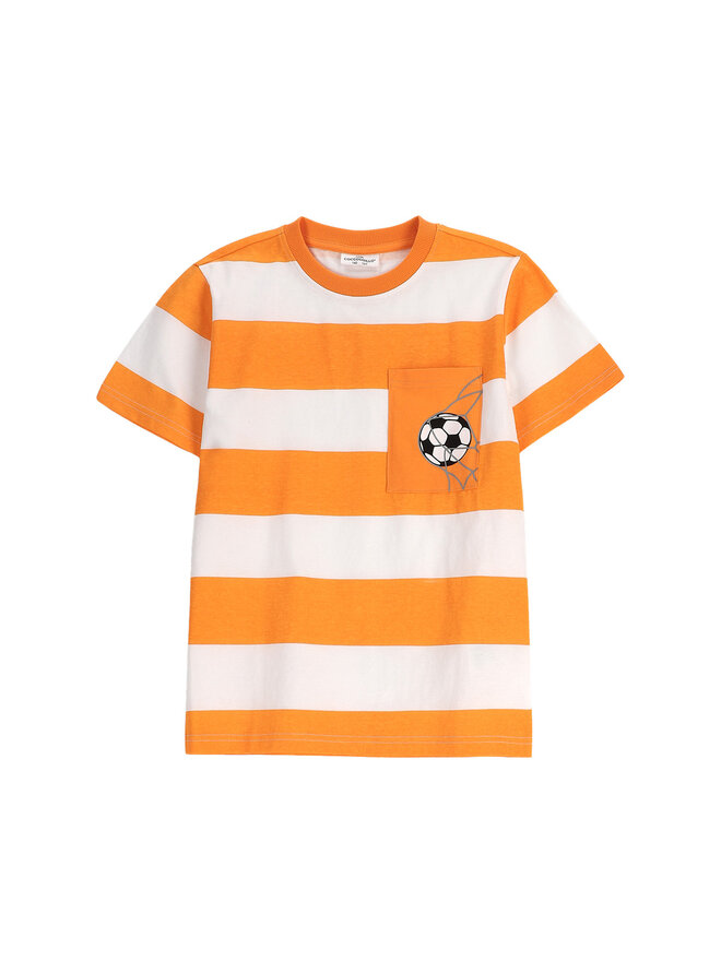 Coccodrillo Coccodrillo Marškinėliai WC5143209VBC Oranžinė Regular Fit