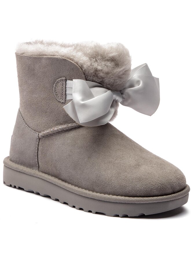 Bottes de neige Ugg W Gita Bow Mini 1098360 Gris chaussures