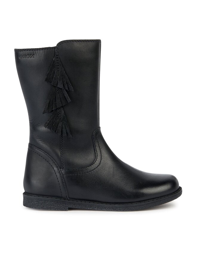 Geox Čižmy Geox J Shawntel Girl J364EC 00043 C9999 S Čierna