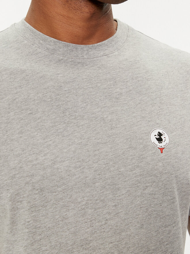 Save The Duck Save The Duck T-Shirt DT1709M BESY18 Grau Regular Fit