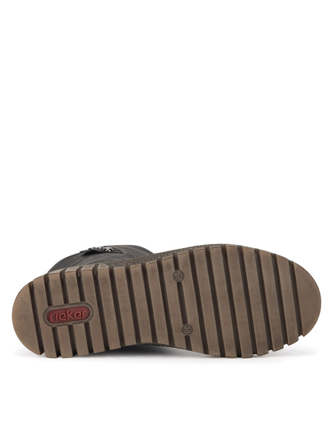 Rieker Kozačky Rieker Y3466-00 Černá