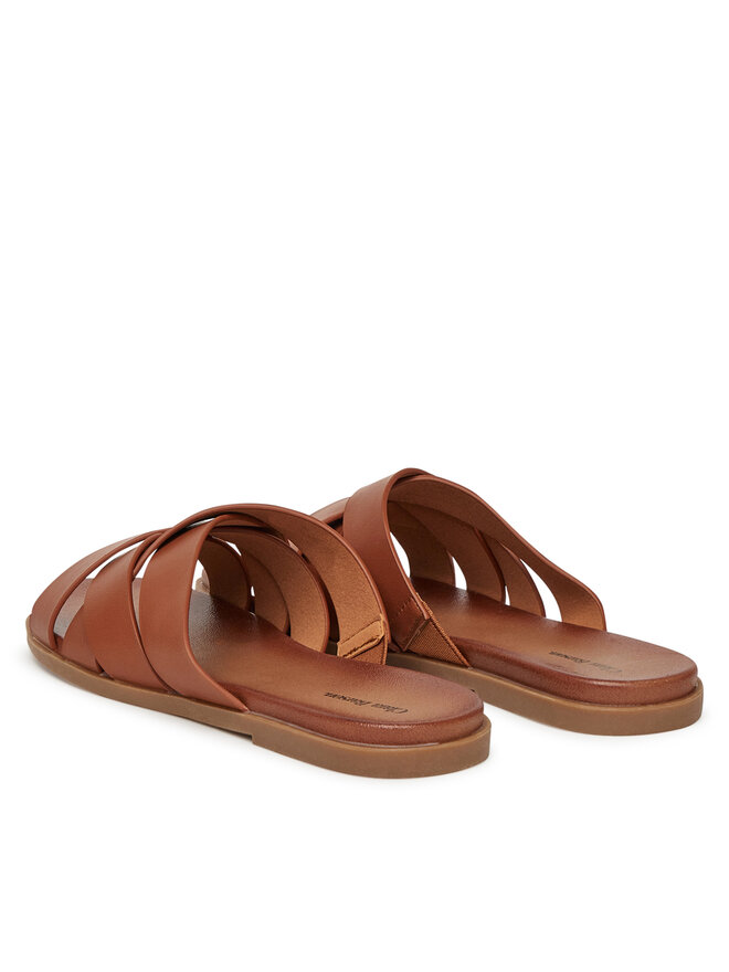 Clara Barson Pantoletten Clara Barson WS2520-03 Braun