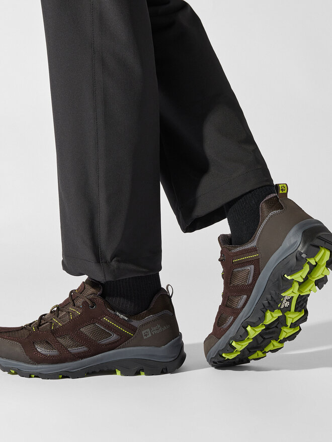 Jack Wolfskin Trekkingi Jack Wolfskin Vojo 3 Texapore Low M 4042441 Brązowy