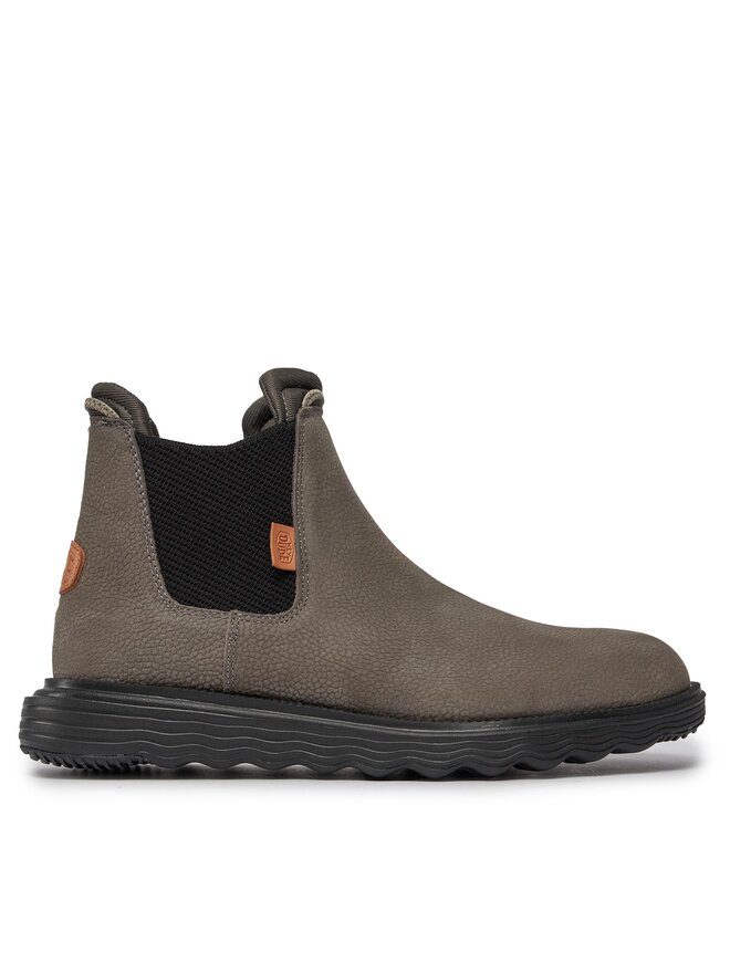 Hey Dude Боти тип челси Hey Dude Branson Boot M Craft Leather 40187-030 Сив