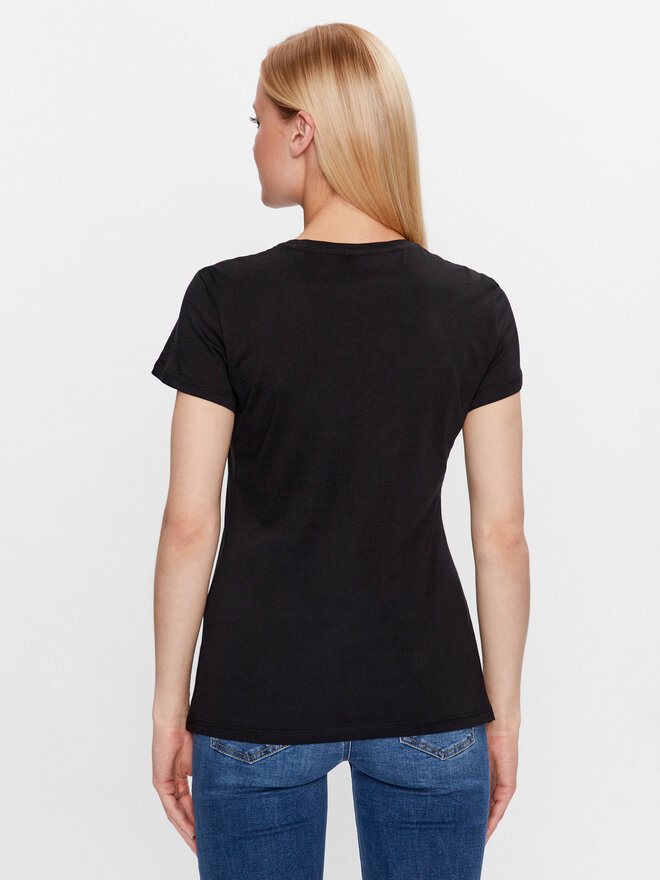 Liu Jo Liu Jo Camiseta WF3085 J6308 Negro Regular Fit