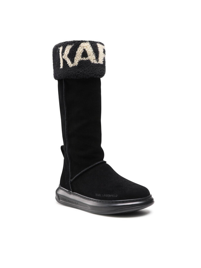 KARL LAGERFELD Čižmy KARL LAGERFELD KL44582 Čierna