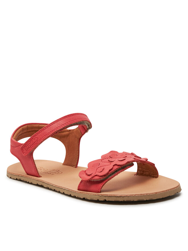 Froddo Sandály Froddo Barefoot Flexy Flowers G3150265 D Červená