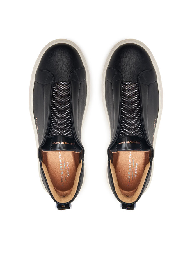 Alexander Smith Снікерcи Alexander Smith Wembley Slip-On ASBEWLW-1203 Чорний