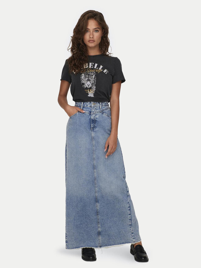 ONLY ONLY T-Shirt Lucy 15215721 Grau Regular Fit