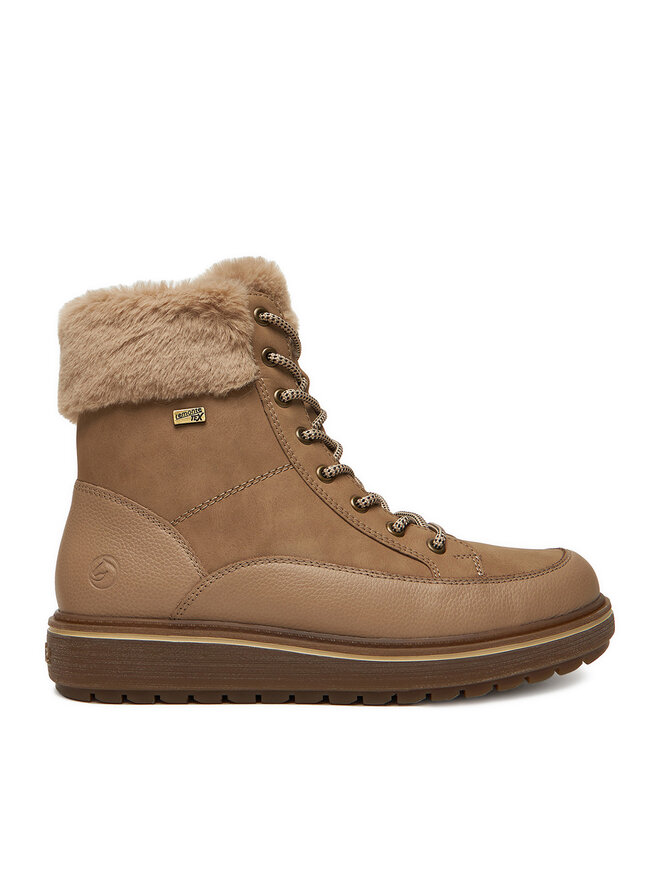 Remonte Botines planos Remonte CEO-D0U78-20 Beis