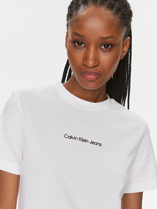 Calvin Klein Jeans Calvin Klein Jeans T-Shirt J20J221065 Weiß Regular Fit