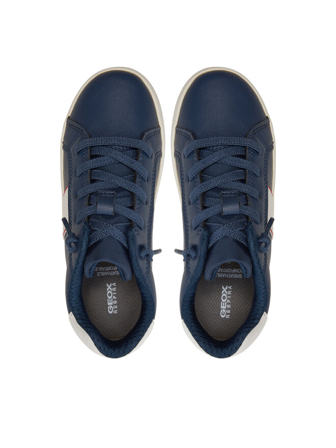 Geox Sneakersy Geox J Eclyper Boy J36LSB 05411 C4242 M Tmavomodrá