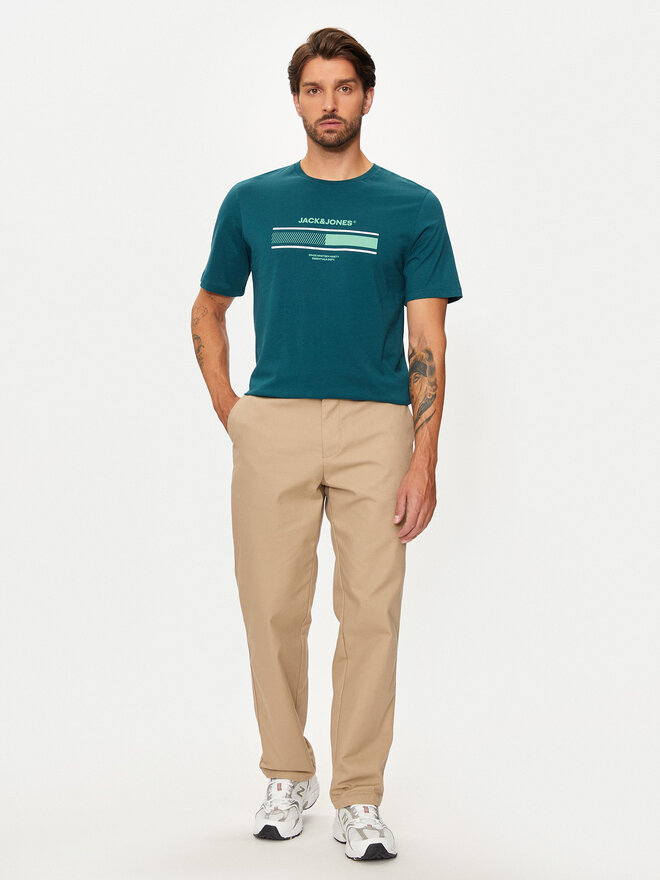 Jack&Jones Jack&Jones Marškinėliai South 12256784 Žalia Standard Fit