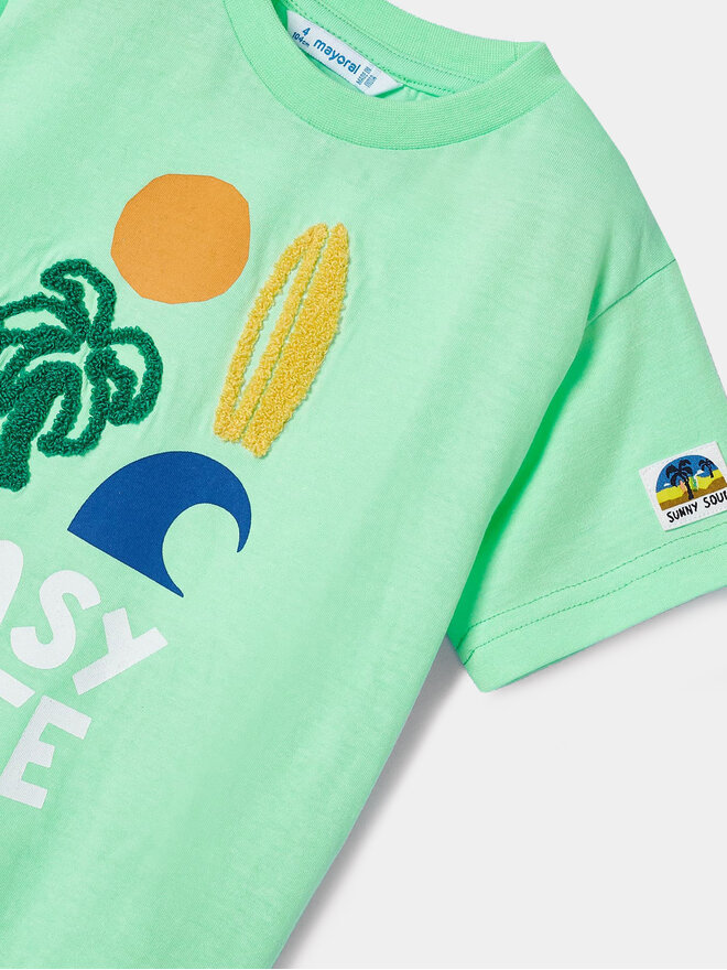 Mayoral Mayoral Camiseta 3007 Verde Regular Fit