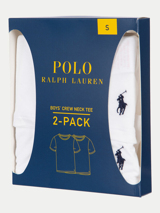 Polo Ralph Lauren Polo Ralph Lauren Σετ 2 T-Shirts 9P5006 Λευκό Regular Fit