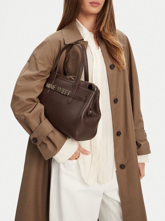 Nine West Ročna torba Nine West EO-Manhattan-Muse-II-LX10197 Rjava