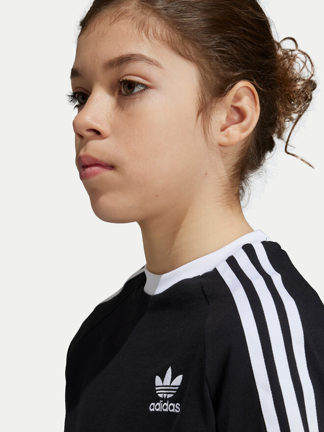 adidas adidas Marškinėliai 3-Stripes IX7626 Juoda Relaxed Fit