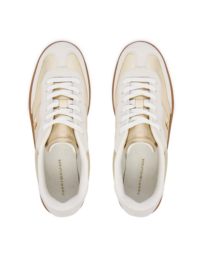Tommy Hilfiger Sneakers Tommy Hilfiger Mu Jackie Metallic FW0FW09026 Goldfarben
