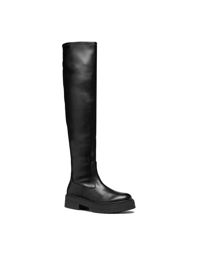 Geox Mušketierky Geox D Spherica Ec7 D46VDC 0BC43 C9999 Čierna