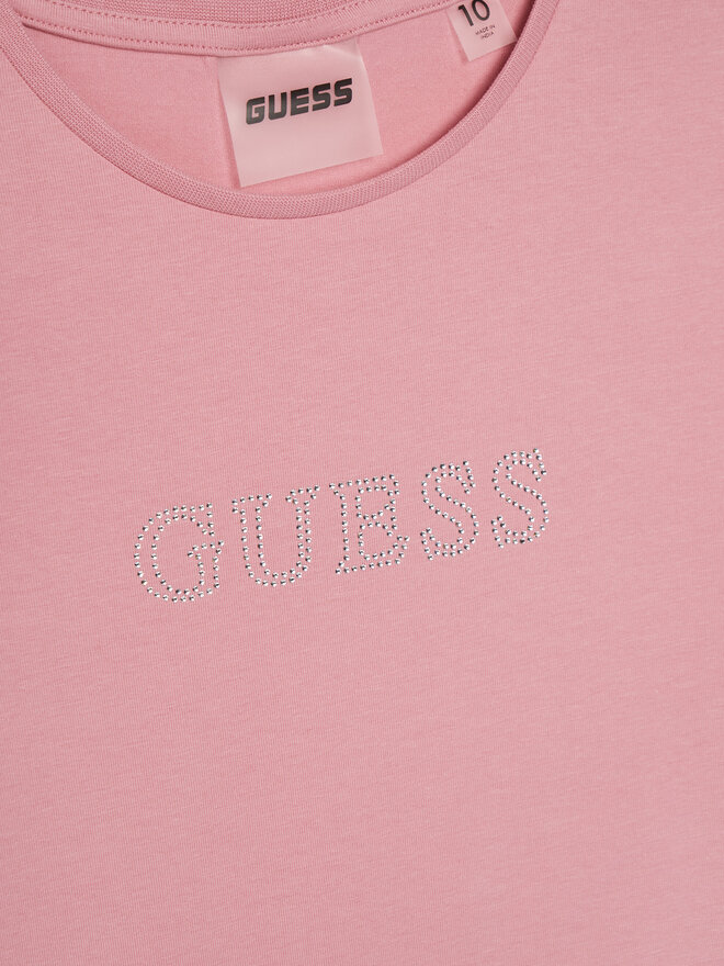 Guess Guess Póló J4RI49 J1314 Rózsaszín Regular Fit