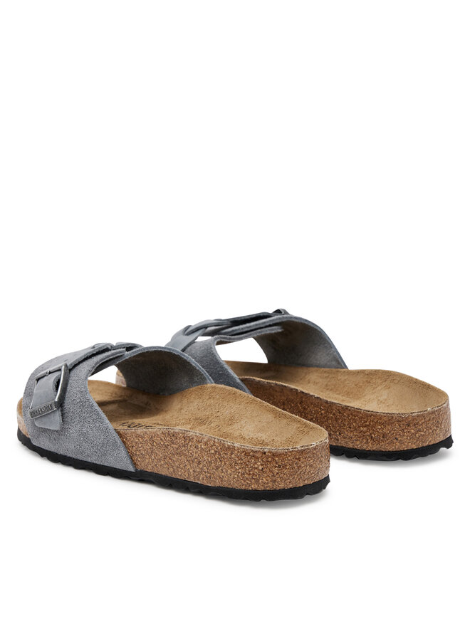 Birkenstock Pantoletten Birkenstock Oita Braided 1029121 Grau
