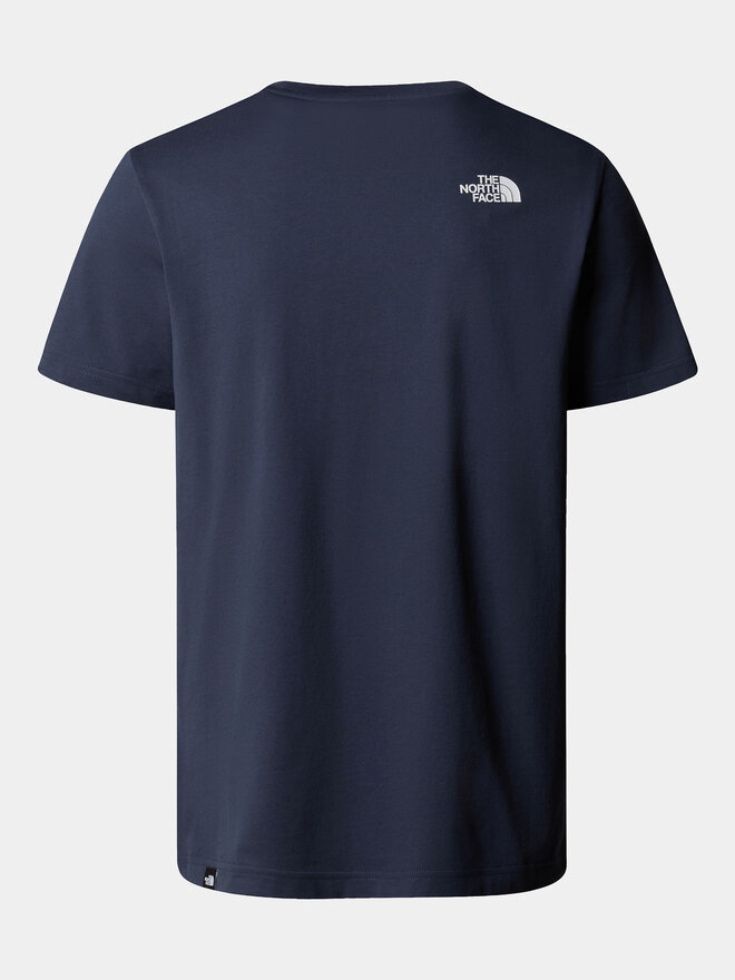 The North Face The North Face Póló Simple Dome NF0A87NG Sötétkék Regular Fit