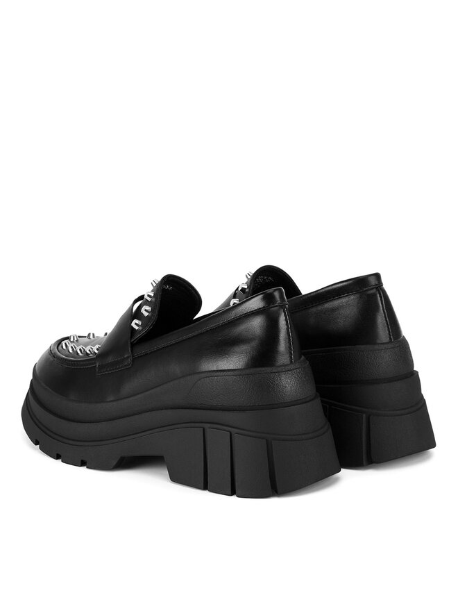 DeeZee Loafersy DeeZee 20253-5 Czarny
