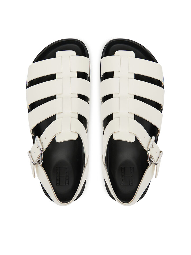 Tommy Jeans Sandały Tommy Jeans Tjw Fisherman Patent Sandal EN0EN02874 Biały