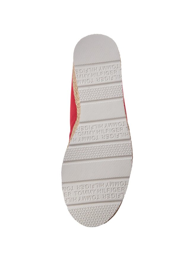 Espadrilles Tommy Hilfiger Basic Sporty Flat Espadrille FW0FW02409 Rouge chaussures